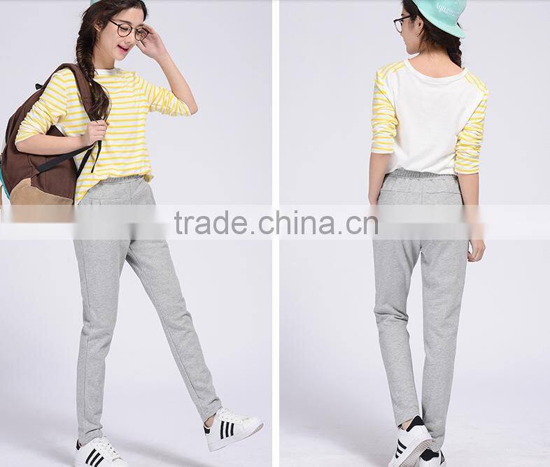 2016 Promotional Women Trousers Fat Women Pants Casual Pant Women