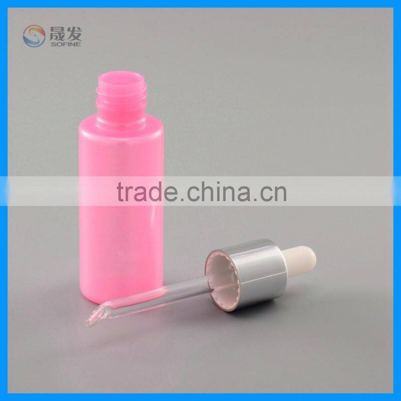 2016 50ml colored dropper bottles with childproof dropper