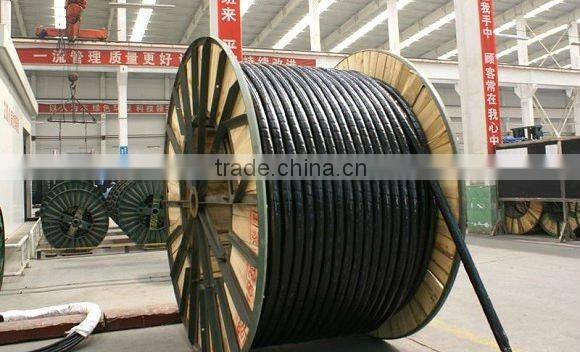 Single Core Copper Conductor XLPE Insulated Copper tape screened HDPE sheathed Cable