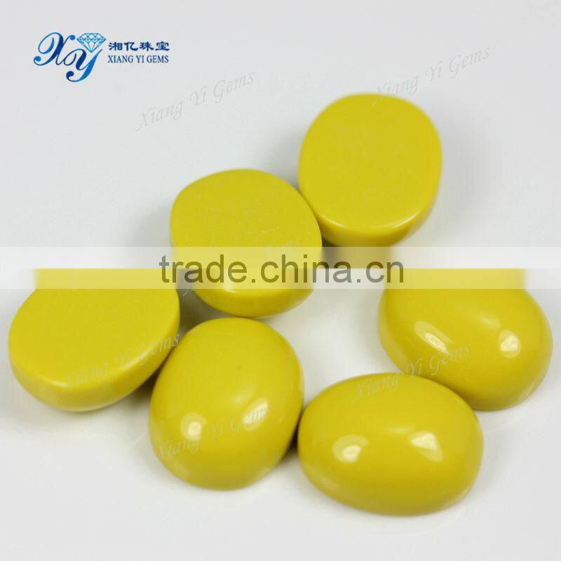 8x10mm oval shape sleeping beautysynthetic turquoise cabochons flat backturquoise cabochons