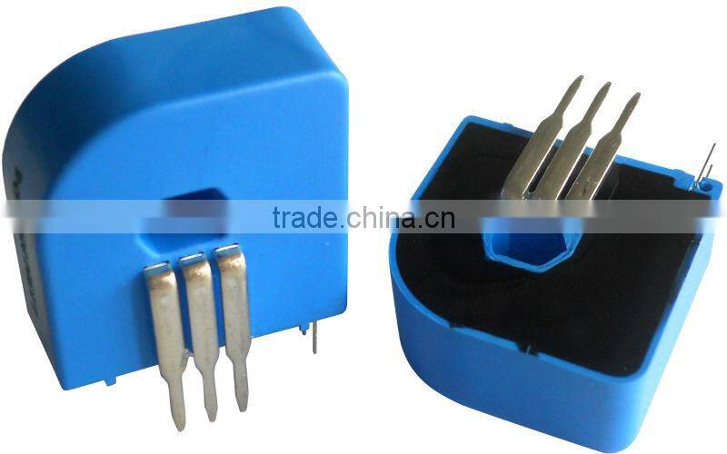 single power supply PCB mounted Hall effect current transducers RCB52BR-6, 6A DC AC pulse and irregular magnetic current sensor