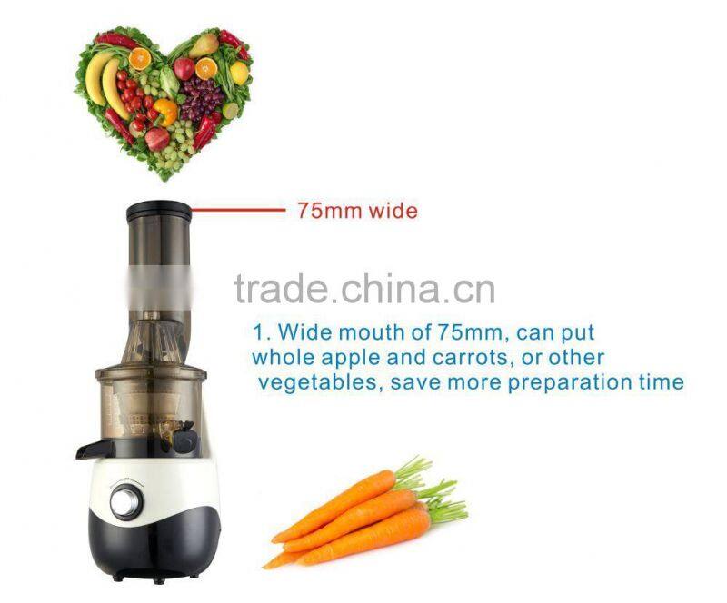 Big mouth slow juicer, whole slow juicer, wide mouth slow juicer, Omega Juicer,angel juicer, zumex juicer, commercial juicer