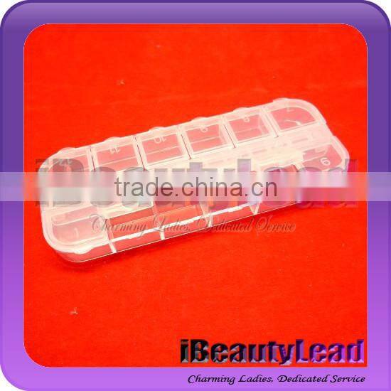 2014 12 Cell Empty container nail container nail art container