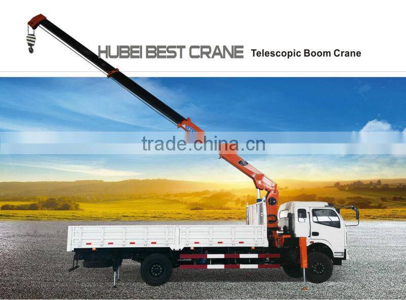 18 ton truck mounted crane SQ18S5 on sale 450 Kn.m at 2.5 m crane truck high quality