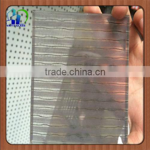 High quality fireproof glass panels clear toughened safety wire glass