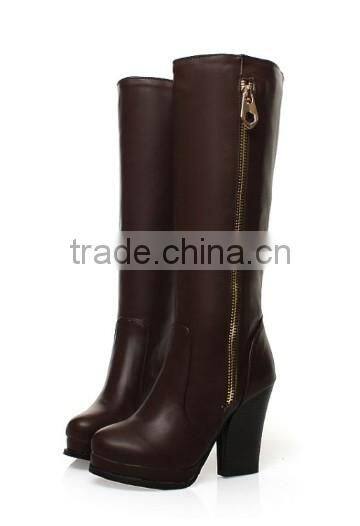 2016 Factory high heel long boots sexy knee boots for women CP6518