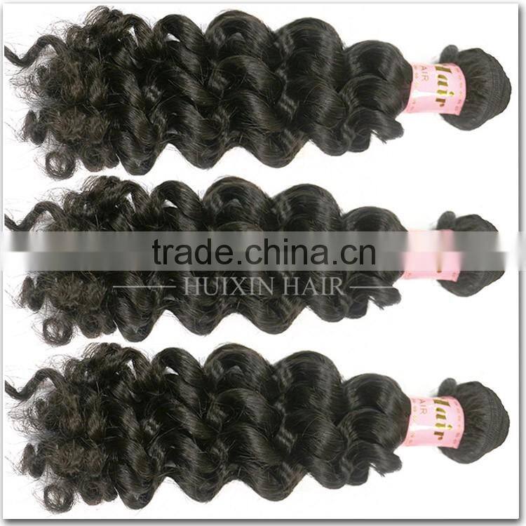 Top remy hair, virgin eurasian deep wave hair human hair weaving