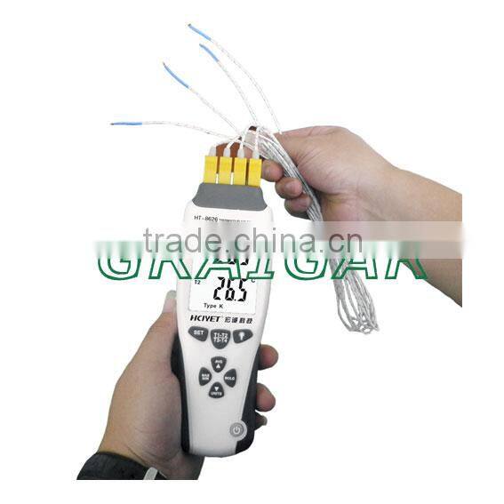 Four channels contact Thermocouple thermometer HT-8626 Sensors measuring temperature