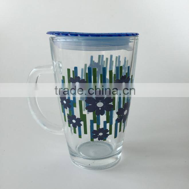 China Anhui Transparent Glassware with lid.