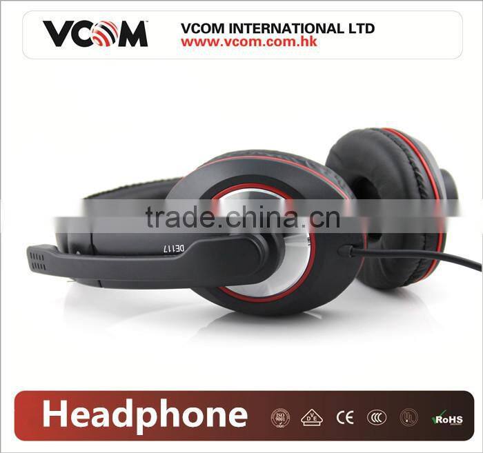 Cheap Price Super Bass PC Headset with Microphone and Volume Control