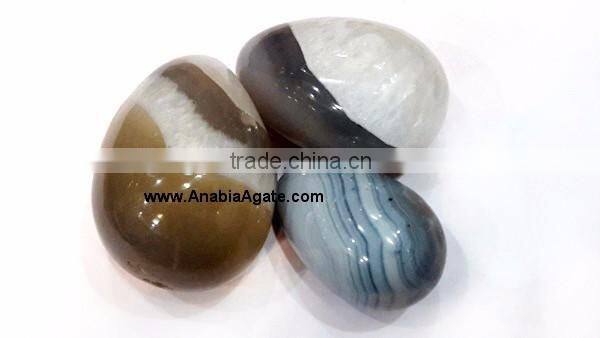 White Agate Gemstone Eggs: Wholesale Yoni Eggs white Agate Gemstone Eggs