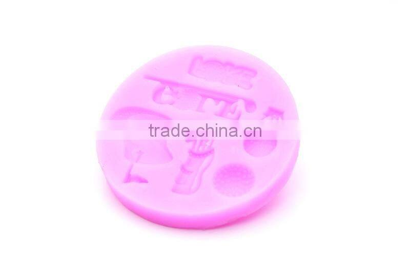 Ball shape silicone fondant mold cake mold ball fondant mold