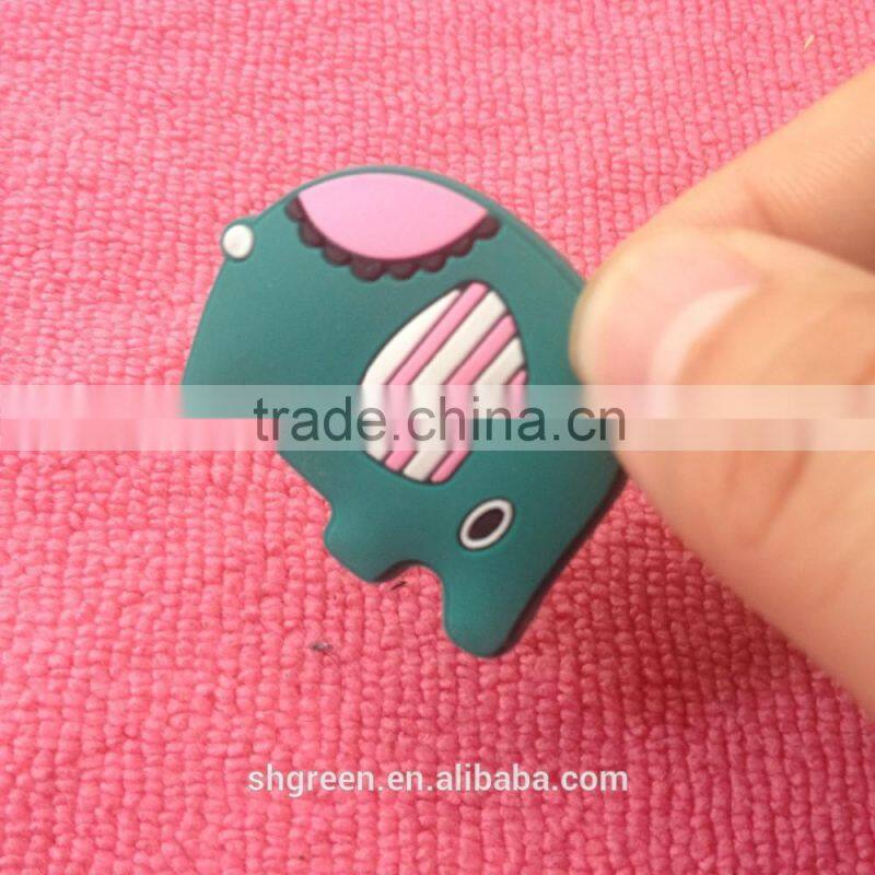 Custom promotional silicone rubber souvenir gift,3D rubber cartoon design for park