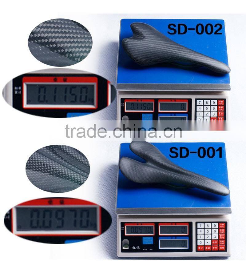 Manufacturer T800 carbon fiber road bicycle saddle, 3K weave matte/glossy finish cheap price carbon road saddles