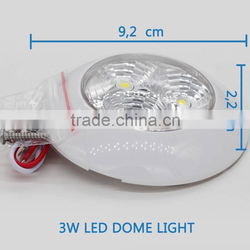 Waterproof Dome Light 4.5W with Switcher for Boat and RV
