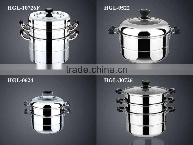 2014 LASTEST Stainless steel Frying Pan Induction Bottom