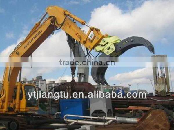 Excavator Hydraulic grasping wood ,excavator grab bucket for grab grass,timber