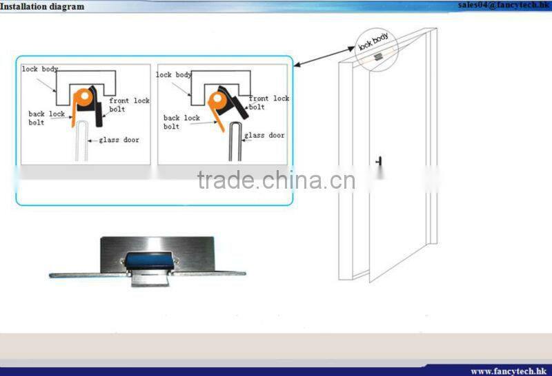 electronic strike lock electric strike frameless glass door electric strike lock fail secure