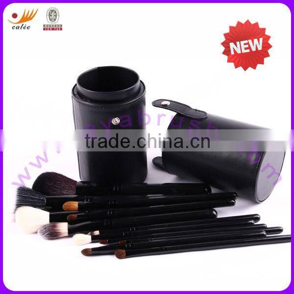 12pcs cylinder makeup brush blush containers