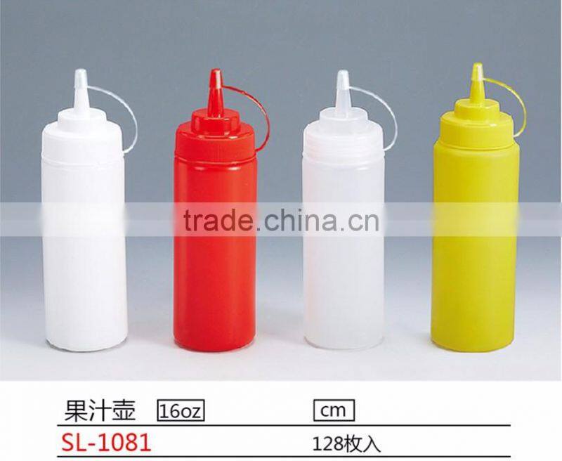 Multifunctional plastic squeeze bottle with dropper cap
