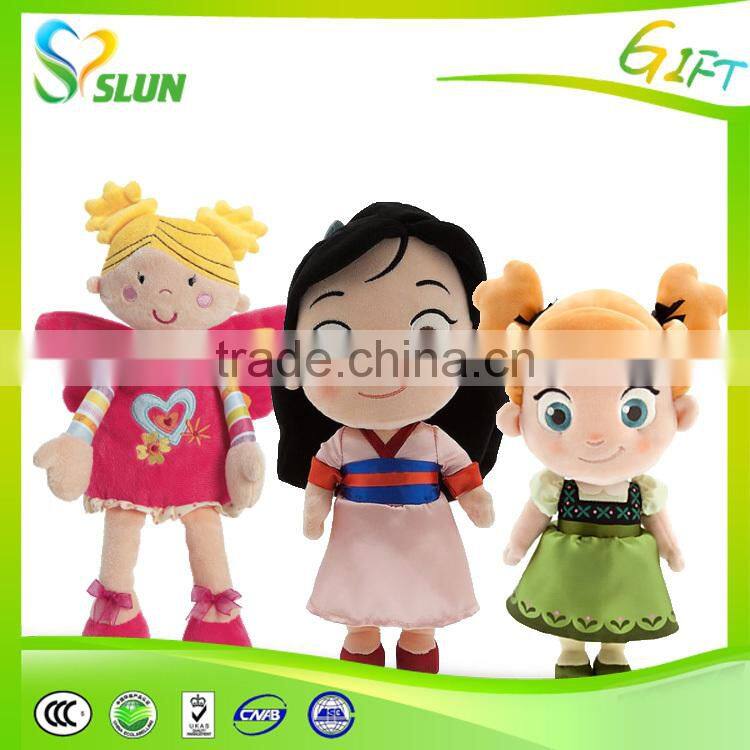 Lovely pink custom hellokitty plush doll for girls