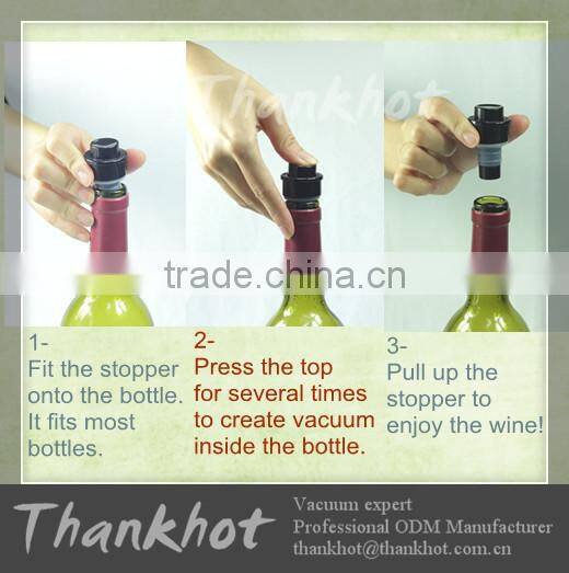 Vacuum wine pump with FDA from THANKHOT