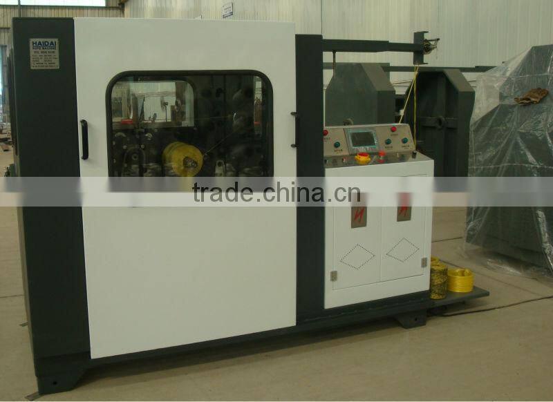 Two in one inflow twister spooling twine making machine