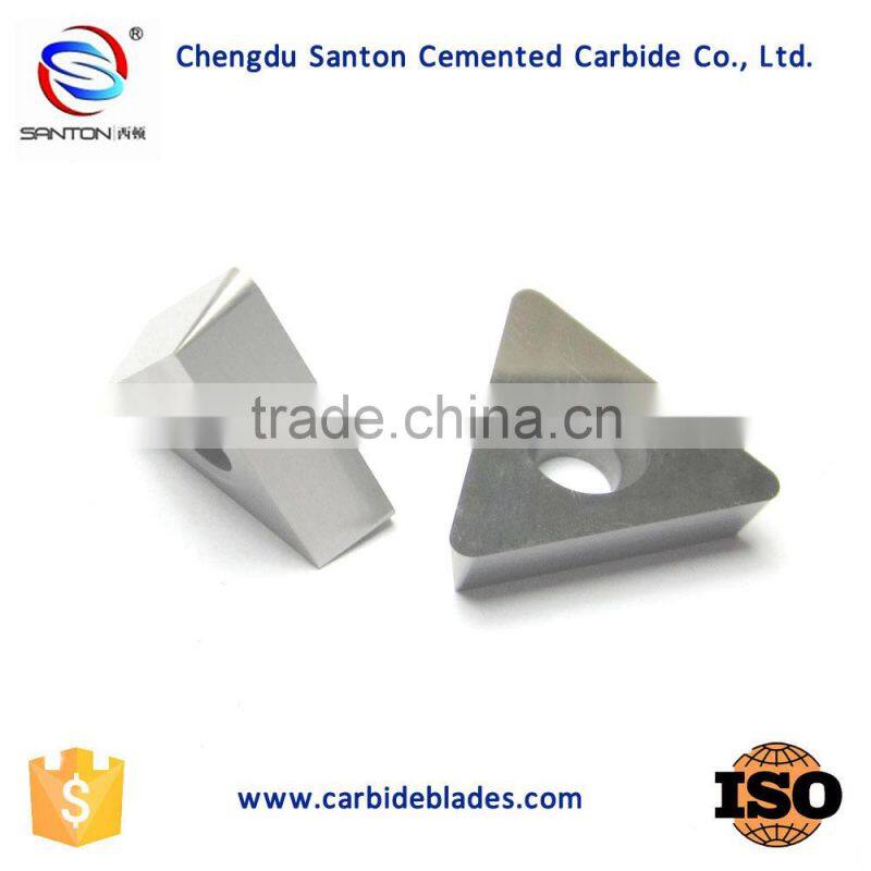 K10 K20 Top quality cemented tungsten carbide insert for wood chipper blade