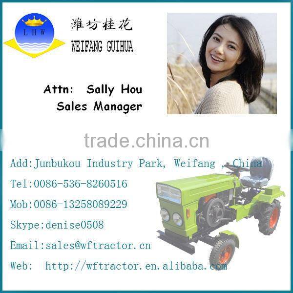 weifang electric start walking tractor