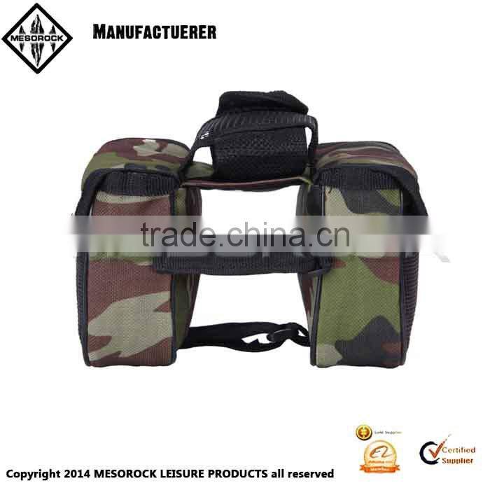 Camouflage Multifunction Waterproof Bike Top Tube Saddle Bag