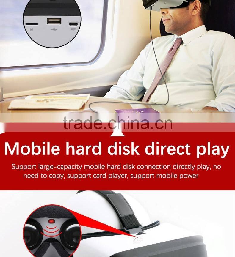 2016 New coming virtual reality 3d vr glasses with headphone