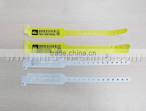 T5577/Tag-it 2048 RFID Paper Wristbands Passive NFC Disposable Wristband