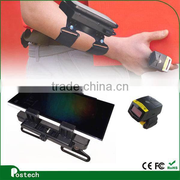 Bluetooth 1D 2D barcode scanner with wearable IOS /android / win data collector terminal WT01