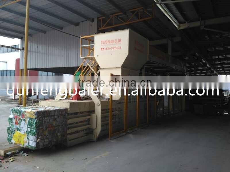 Automatic hydraulic waste cardboard/waste carton baler machine
