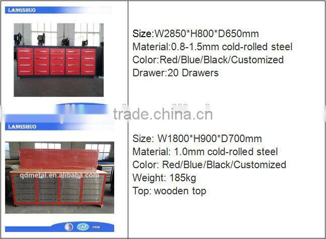 2017 latest fashion top design tool trolley cabinet with drawers