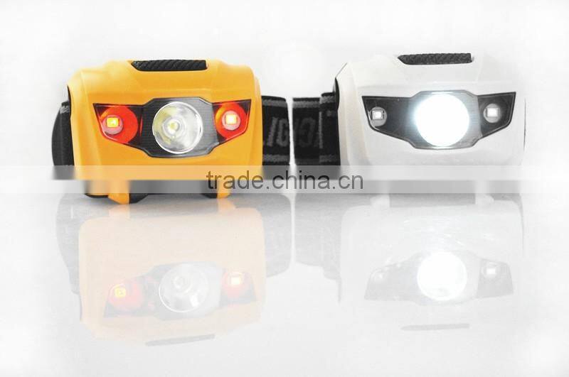 LED Headlamp - Great for Camping, Hiking, Dog Walking, and Kids. One of the Lightest Headlight. Best Flashlight. Water