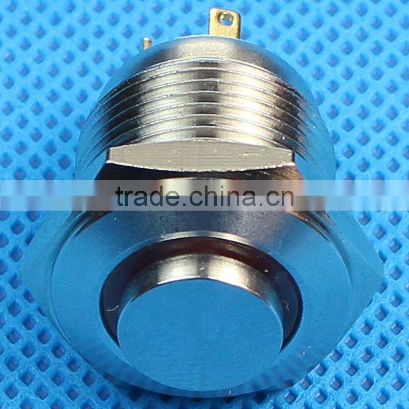16mm illuminate metal push button switch