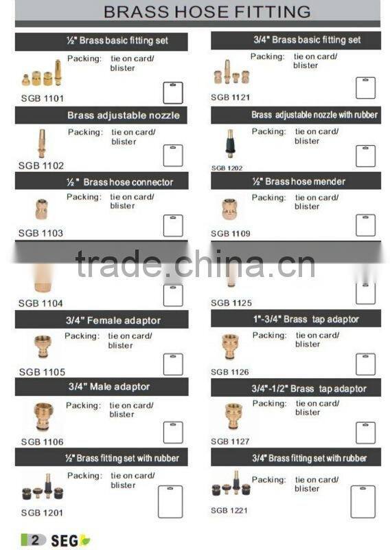 brass water hose connector garden quick fittings