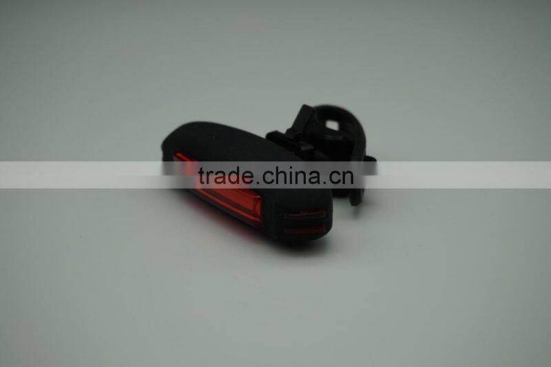 COB red LED bicycle rear light,usb rechargeable,silicon bicycle light