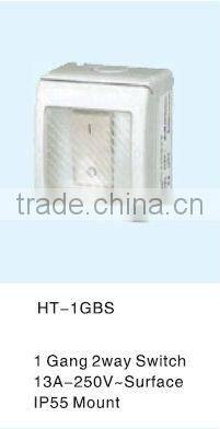 HEIGHT HOT SALE weather protected switch/1 Gang 2 way switch WITH HIGH QUALITY
