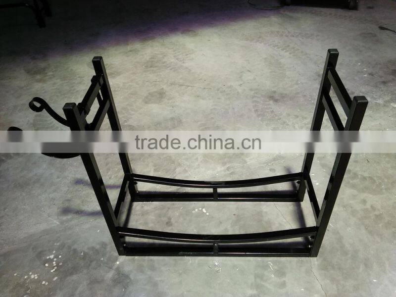 metal firewood holder