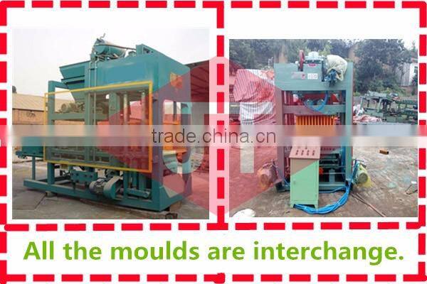 India low price building brick hollow interlocking paver moulds automatic cement block making machine uk