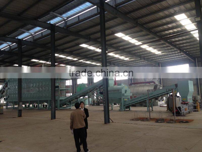 MSW municipal solid waste recycling plant and waste to energy machine