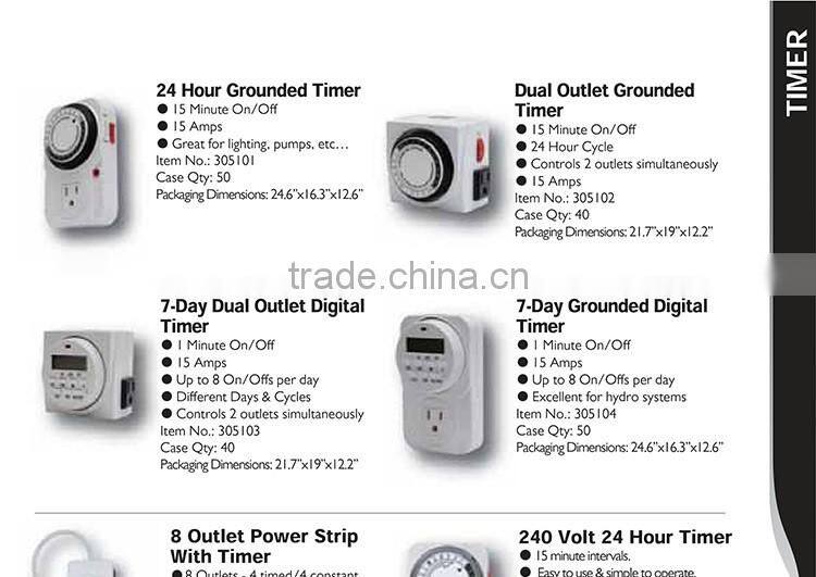 Factory Wholesale Price Top Quality 24 hour timer switch