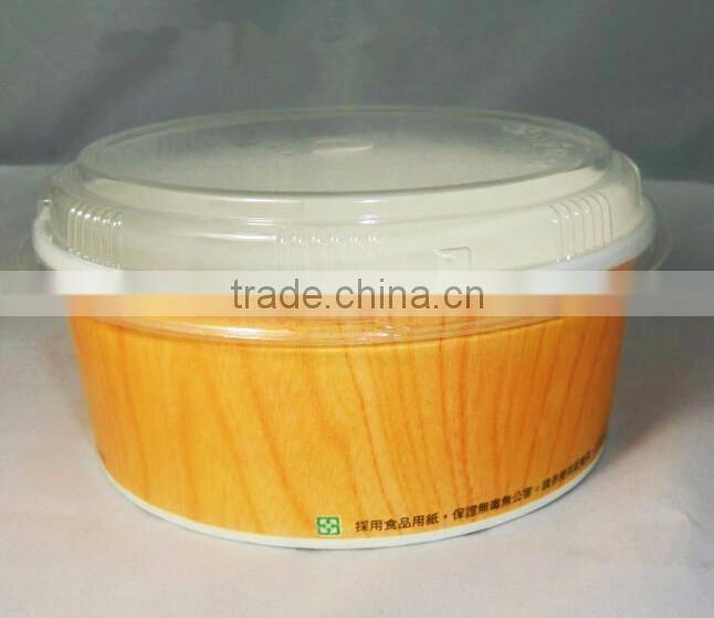 Accept Custom Order BOPS Material Disposable Round Plastic Lid for Paper Bowl