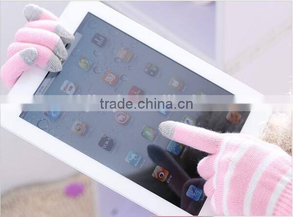 soft warn golves for touch screen smart mobile phone