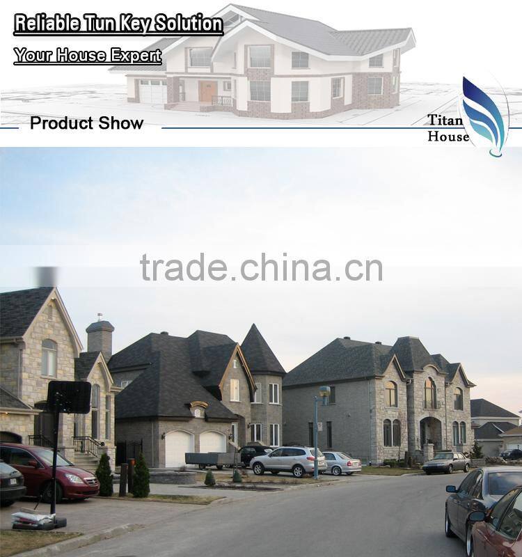 Easy Assembly European Style Prefabricated Kit Apartment Houses by Estate Developers