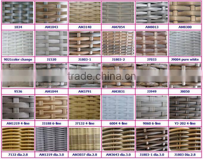 Modern outdoor PE wicker furniture sofa set