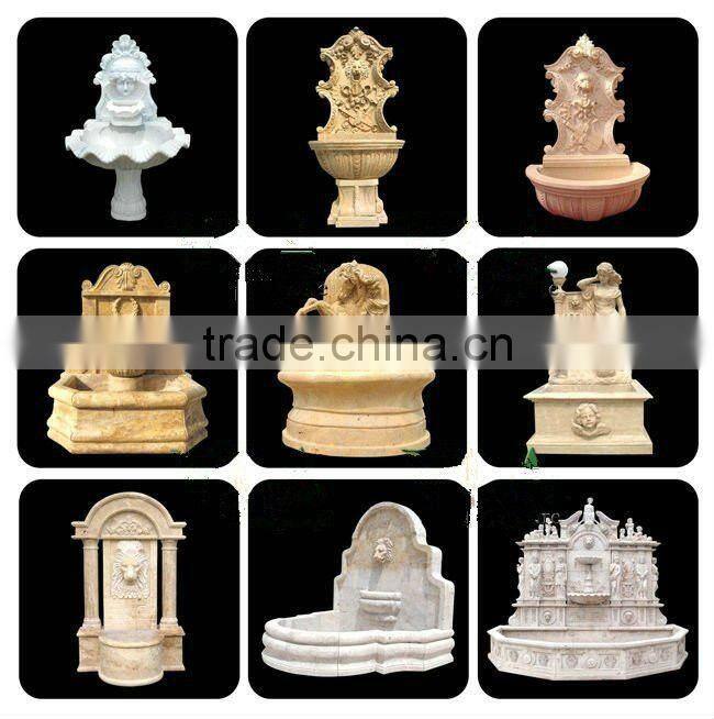 Two Tier Granite Water Fountain For Garden Decoration