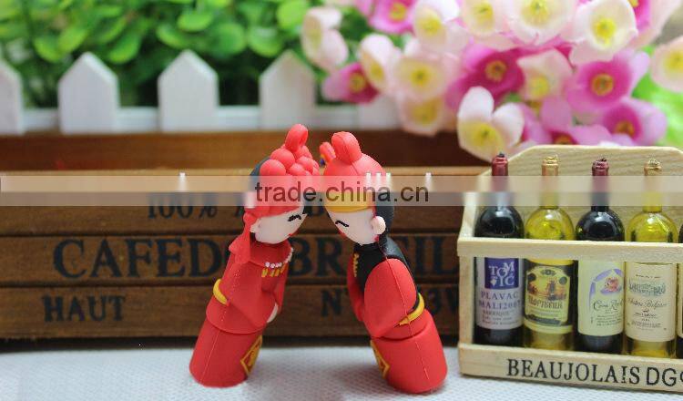 creative pvc usb flash drive shell